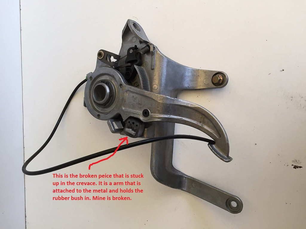 Replacement of Parking Brake Foot Pedal Spring Wheels, Tyres, Brakes
